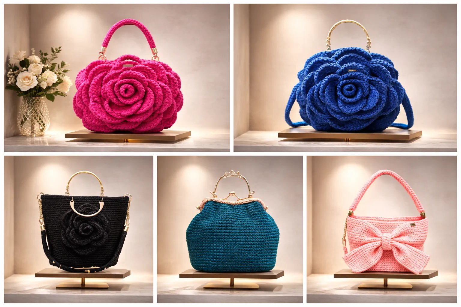 Colección de carteras empacadas